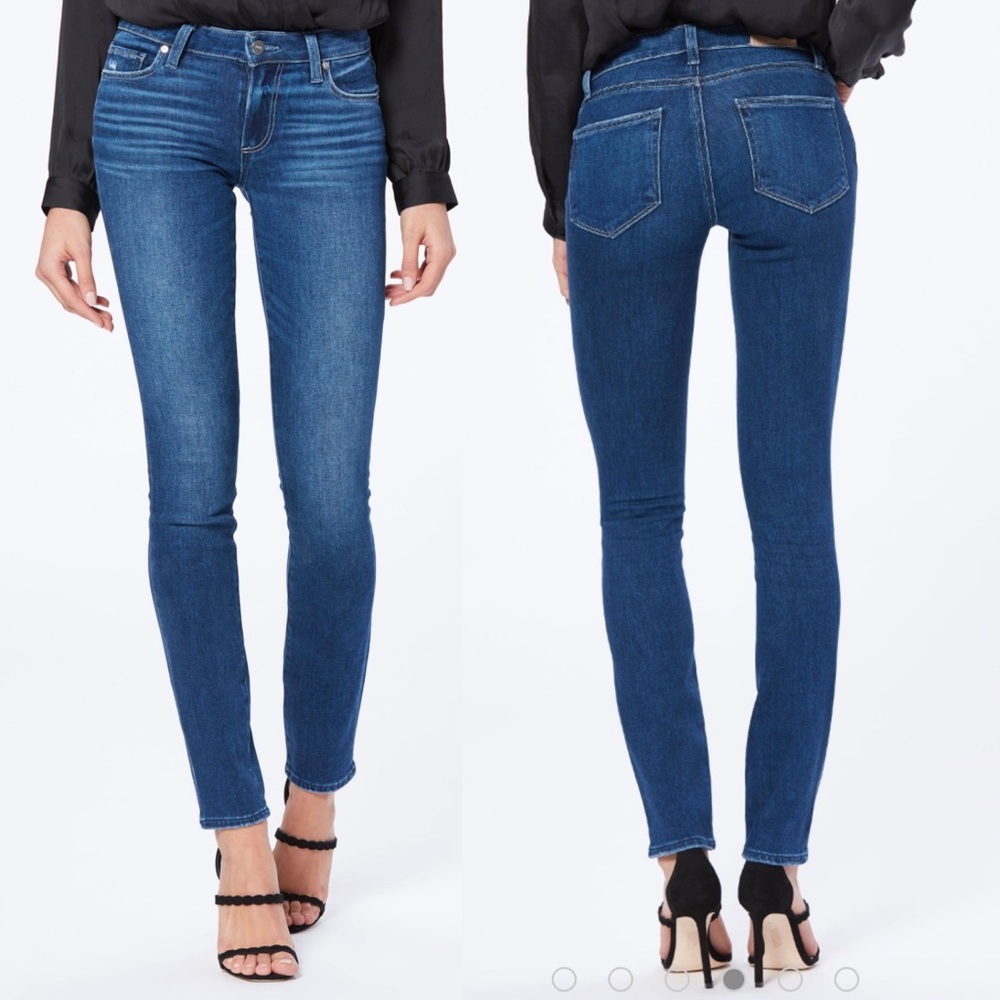 Paige Skyline Skinny Distressed Jeans